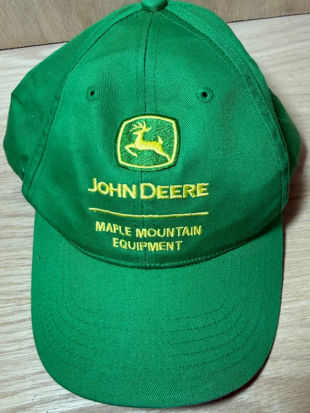 John Deere Green Cap w/ Logo Patch vintage hat